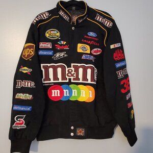 Vintage M&M's NASCAR racing jacket, Elliot Sadler